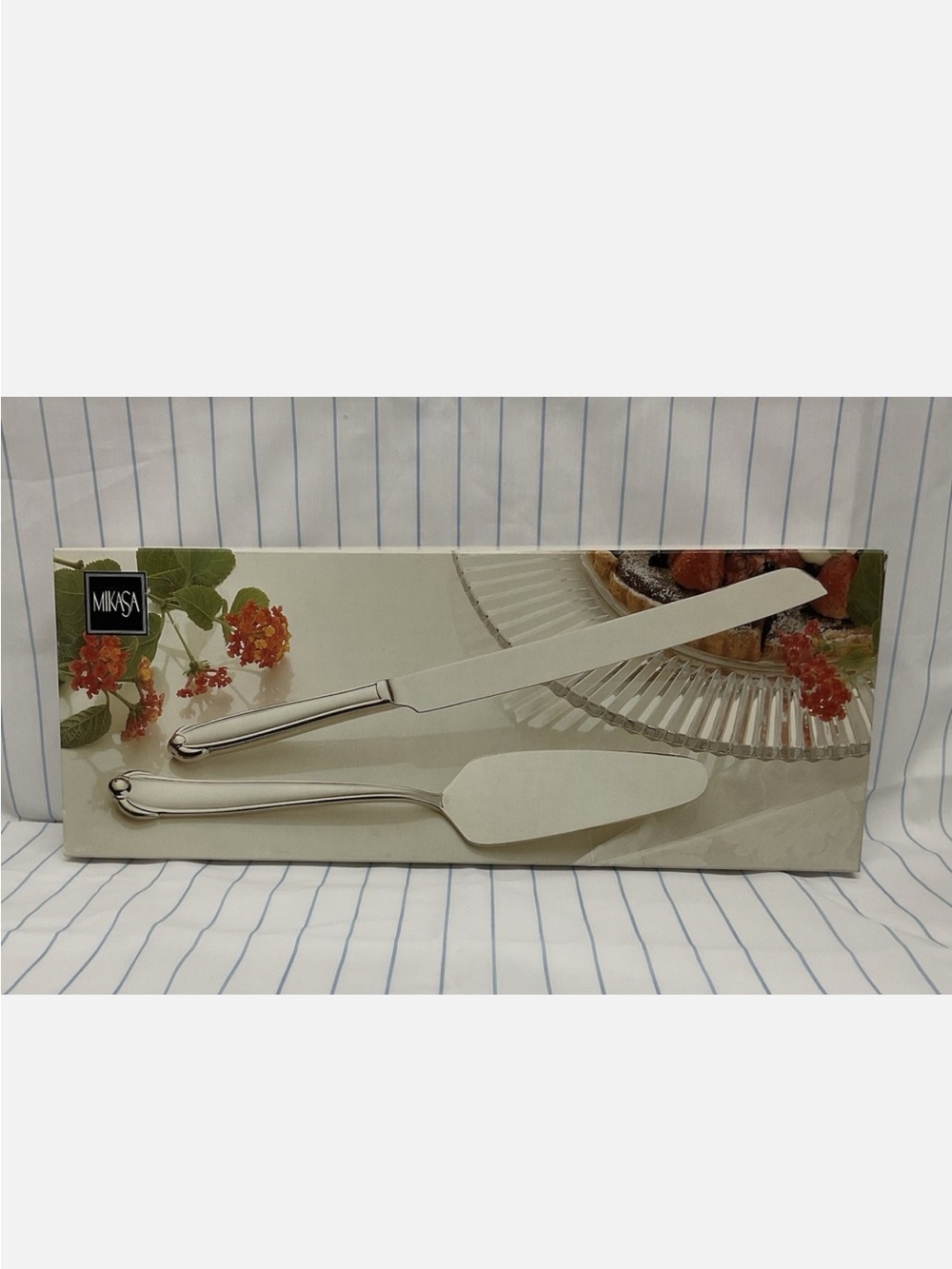 Mikasa Classico Satin Stainless Steel Dessert Set-Pie Server/Cake Knife